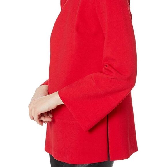 Trina Turk Hostess Back Keyhole Mock Neck Top - Picture 2 of 4